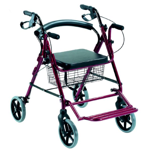 andador rollator y silla de ruedas (2 en 1)