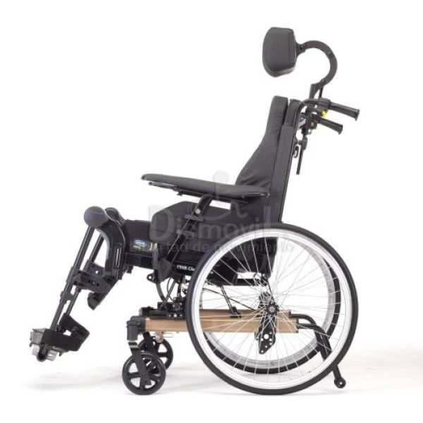 silla de ruedas manual de posicionamiento