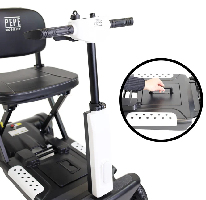 SCOOTER ELÉCTRICO PLEGABLE PEPE P10042 ( BLANCO) P10043(NEGRO)