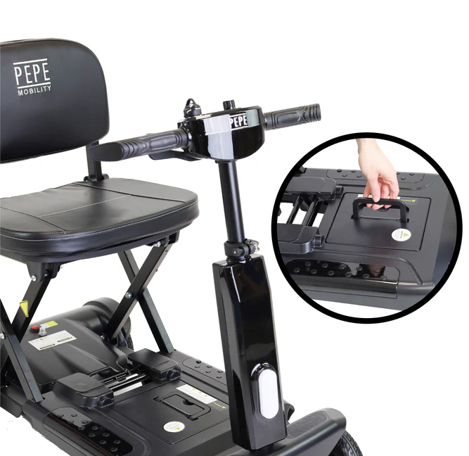 SCOOTER ELÉCTRICO PLEGABLE PEPE P10042 ( BLANCO) P10043(NEGRO)