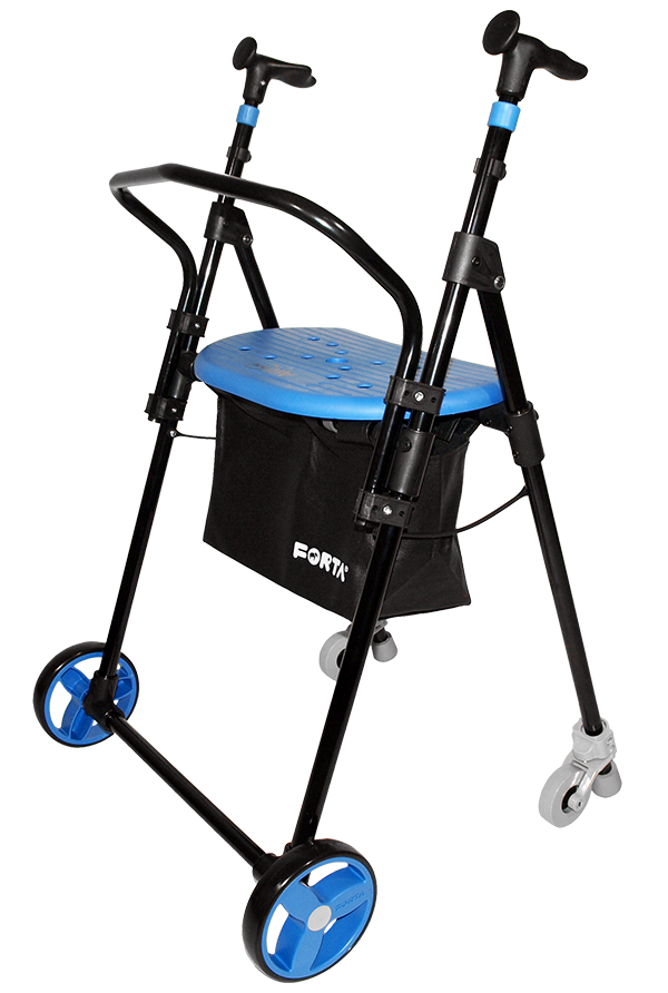 andador plegable geriátrico y discapacitados AIR ON PLUS (azul)