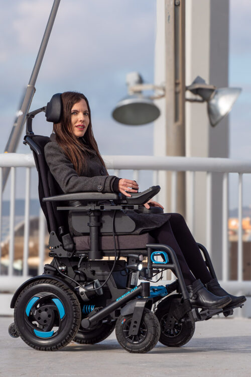 SILLA DE RUEDAS ELÉCTRICA ULTRA COMPACTA Y BASCULANTE ATLANTIK FLEX