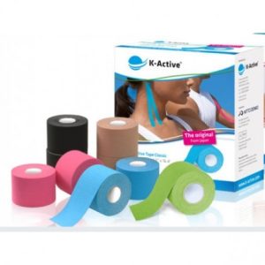 VENDAJE KINESIO TAPE K-ACTIVE